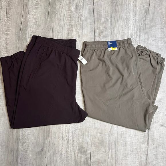 Old Navy Extra High Waisted Track Pant Women 3X Lot Zip Pockets Ankle Zip Jogger - Picture 12 of 12